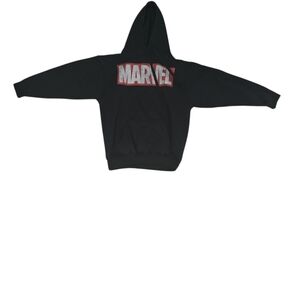 Marvel | Black | Sweatshirt with Red and White Logo | Size M